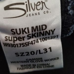 Silver jeans